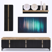 TV Stand R1 - tv wall