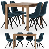 Kave Home Ralf Chair & Isbel Table
