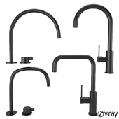 Collection of toilet & kitchen faucets
