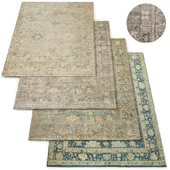 Arbora Hand-Knotted Wool Rug Collection Restoration Hardware