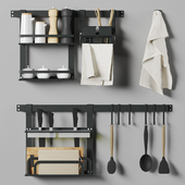 Кухонная система хранения с декором