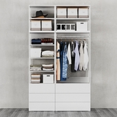 IKEA | OPHUS Wardrobe with 6 drawers
