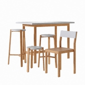Happy Bar Table Stool Chair - A2 DESIGNERS