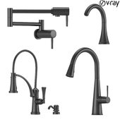 Collection of kitchen faucets