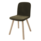 Palm upholstered dining chair