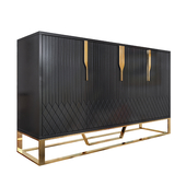 black Aro Contemporary Sideboard