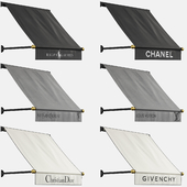 Awnings set (boutiques)