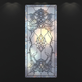 Stained glass window 875 * 2000