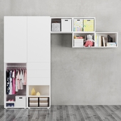IKEA | Ophus Wardrobe 2-Door + 3 Drawers