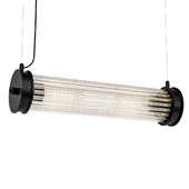 Glass TUBE Pendant Black