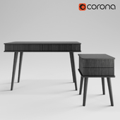 Consol VIVA & pedestal VIVA STAND DUO by LULU Space