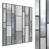 Glass partition 003. (4 sizes)