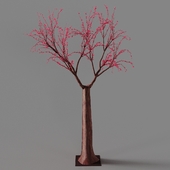 OSAKA red artificial cherry tree