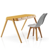 Shelter Designer Table with Hudson Chairs