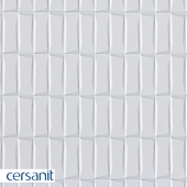 Плитка Cersanit Evolution белый рельеф 20x44 EVG053