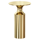 Valter Brass Drink Table (Crate and Barrel)