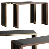 Italian Console Table by Willy Rizzo for Mario Sabot