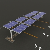 Solar canopy parking version 2