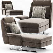 Minotti Spencer Chaise Lounge