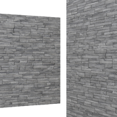 GREY Stone Wall Brick Mosaic 07 with 6k High Resolution Tileable Textures Corona & Vray