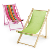 Пляжное кресло / Wooden beach chair