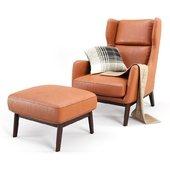 Ryder Leather Chair (corona render)