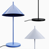 HKLiving metal triangle table lamp M - 4 colors