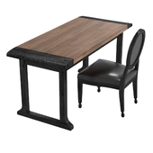 Liaigre academia chair and come table