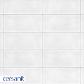 Плитка Cersanit Pudra рельеф, белый, 20x44 PDG052D
