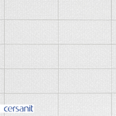 Плитка Cersanit Pudra мозаика, рельеф, белый, 20x44 PDG053D