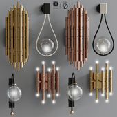 4 Wall Light Lamp Set 02