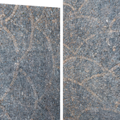 Cubic Granite Paving with Arc Pattern 6K high resolution tileable textures Corona & Vray