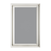 Modern Ivory Lacquer Mirror