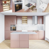 Kitchen collection - 1 Modern Pink Kitchen