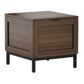 Tucker Gray Side Trunk (Crate and Barrel)