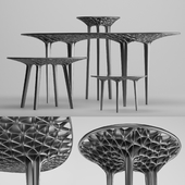 Sedona Tables & Stool by Janne Kyttanen
