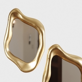 Mirror Hologram Gold Kare