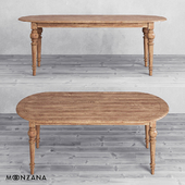 OM Oval table Residental (for 8 persons) Moonzana