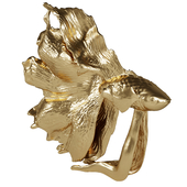 Deco Object Betta Fish Gold Small