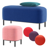 Schonbuch AMIE pouf and bench