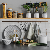 Decorative kitchen set