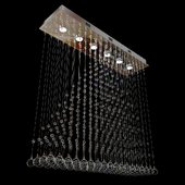 Chingford 6 - Light Crystal Geometric Chandelier
