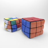 Rubik's poufs