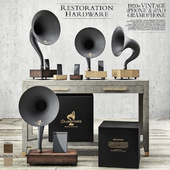 Restoration Hardware - Gramophone Set