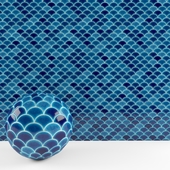 tiled fish scales