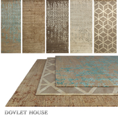 (OM) Carpets DOVLET HOUSE 5 pieces (part 536)