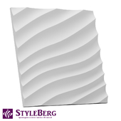 Gypsum 3D panel StyleBerg, Gulf Stream