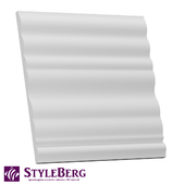 Gypsum 3D panel StyleBerg, Veil