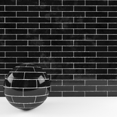 Rectangular black brick