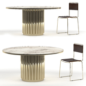 Cyber Dining Table and Chair
